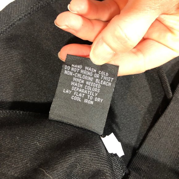 Royal Bones Daang Goodman Womens Large Black Pleated Mini Skirt Chain Punk Goth - Picture 11 of 12